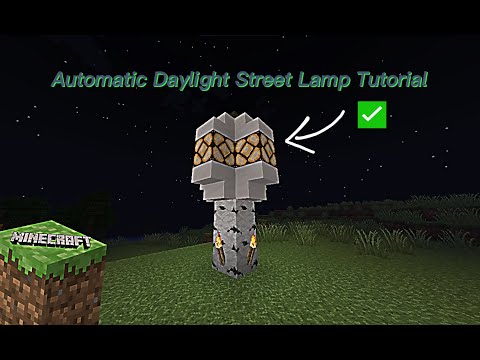 Minecraft INSANE DAYLIGHT STREET LAMP HACKS!!
