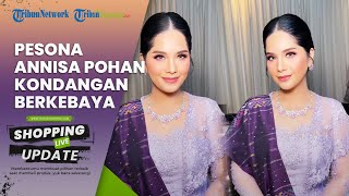 Pesona Annisa Pohan Istri AHY Kondangan di Nikahan Sekar Tandjung, Tampil Anggun Berkebaya Ungu