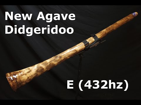 New agave didgeridoo in E 432hz DEMO