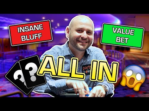 INSANE BLUFF Or VALUE BET!? Reiss Vs Roberto partypokerLive