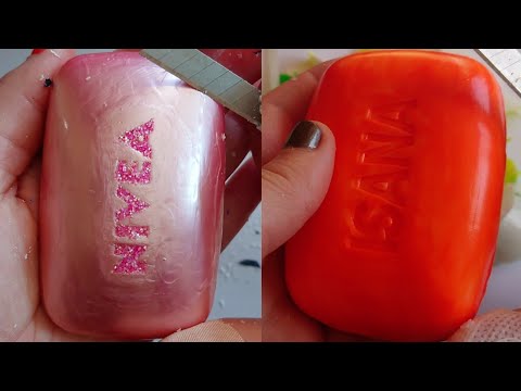 Soap Carving ASMR Relaxing Sounds no talking Satisfying ASMR Video #carvingsoap #dovesoap #soapasmr