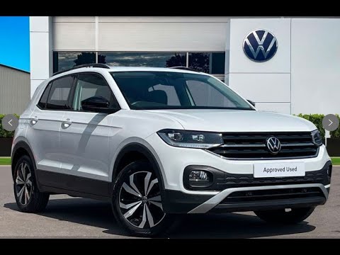 Approved Used Volkswagen T-Cross Black Edition 1.0 TSI Manual Pure White | Wrexham Volkswagen