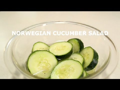 Norwegian Cucumber Salad : Salads