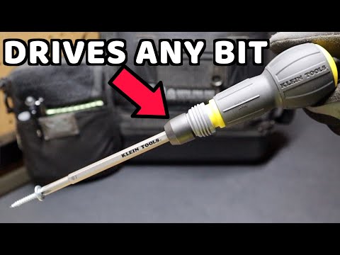 NEW Klein Tools Ball Grip Screwdriver | Fastbit Tru-Grip Screwdriver | 32960A
