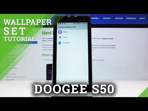 How to Set Up Wallpaper in DOOGEE S50 – Change Lock Screen