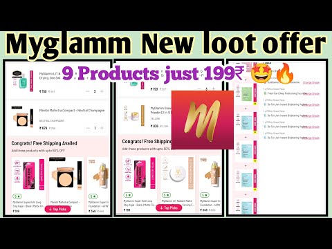 Myglamm Dhamaka LooT offer today ✨ All Manish Malhotra product only Rs./🤫 #myglammmakeup