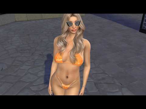 sims4 custom content download blonde female Liana Morel by Bonita100 Game Video Preview