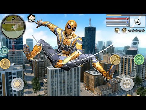 City Gangster Rope Hero Spider: Venom Hero - Android GamePlay