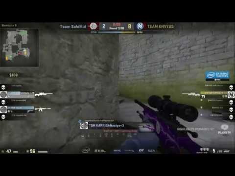 CS:GO - kennyS INHUMAN CLUTCH 1v2 on ESL DAY 4 !