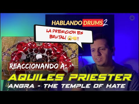 Baterista Reacciona: Aquiles Priester - Angra - The Temple of Hate |  Hablando Drums S.2 E.41