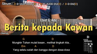 Download lagu Berita kepada Kawan - Ebiet G. Ade | Tutorial Chord Gitar Mudah dan Lirik mp3
