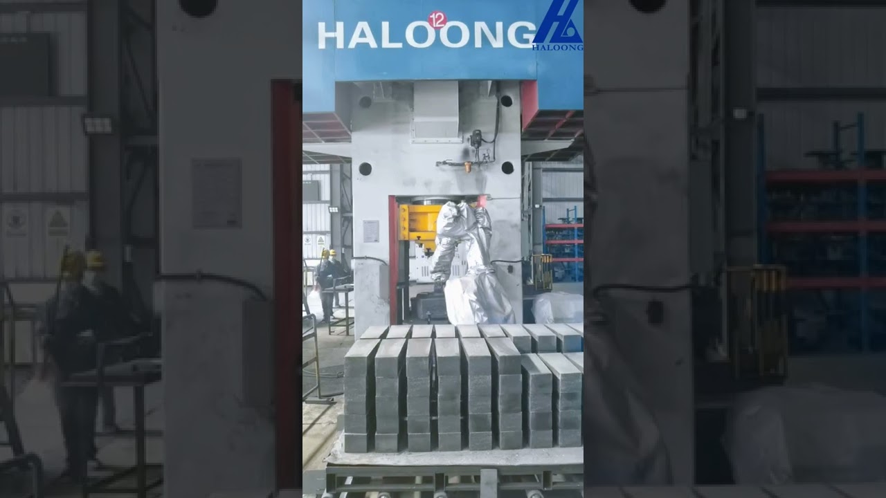Haloong refractory brick servo press.#refractory brick press#refractory brick machine