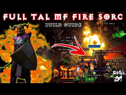 Full Tal Set MF Fire Sorc Build Guide: Keeping The Flames Of MF Hope Burning! - Diablo 2 Resurrected