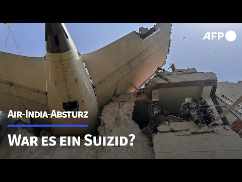 Video Thumbnail: Air-India-Absturz: Experte vermutet erweiterten Suizid | AFP