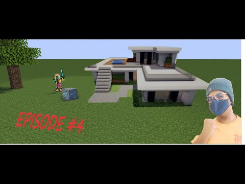 "Ultimate Minecraft Fine Land Series: Episode 4 - Modern House Build" EPISODE #4