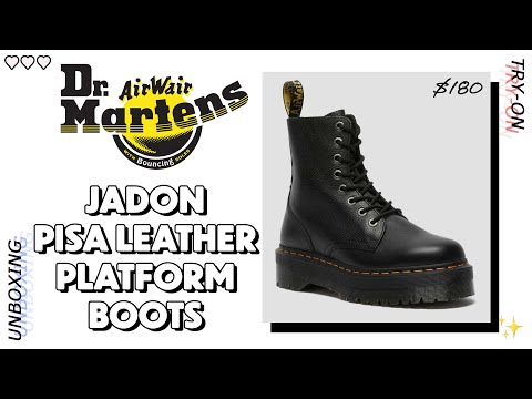 DR.MARTENS Jadon Pisa Leather Platform Boots | Try-On & Review | AERIN