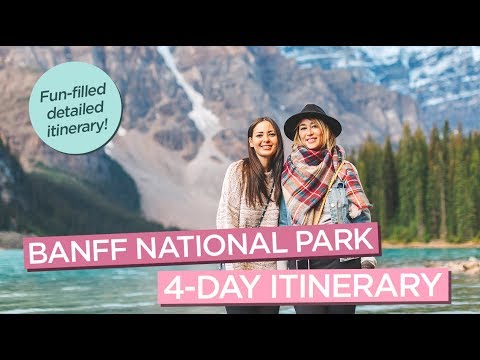 究極のバンフの旅程。バンフ国立公園のベスト・オブ・バンフを4日間で (The Ultimate Banff Itinerary: Best of Banff National Park in 4 Days)