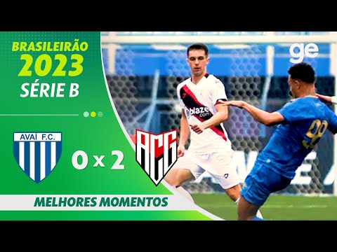 Gols e lances de Avaí x Atlético-GO