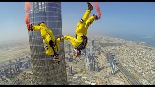 Die besten 100 Videos Ein neuer Weltrekord! Base Jump vom hÃ¶chsten Wolkenkratzer der Welt Burj Khalifa in Dubai!