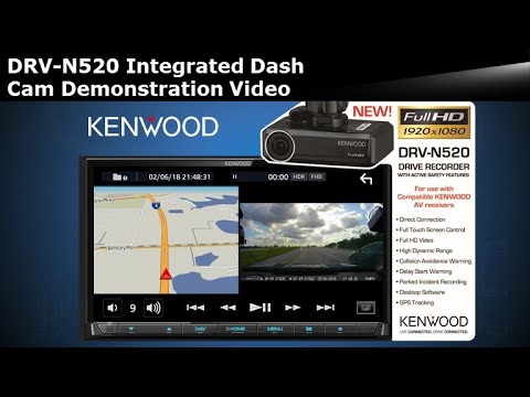 KENWOOD DRV-N520 Dashboard Camera Demonstration Video