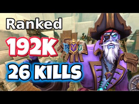 192k Dmg +26 Kills DREDGE Gameplay (Hurl) Paladins Ranked