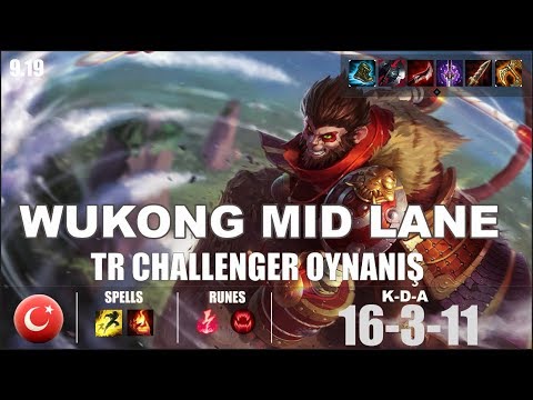 Wukong vs Syndra TR Challenger Mid Lane Oynanış