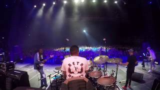 Bob Marley- Redemption song Mitchell Brunings nd Skeleton Crew - Genting Arena Birmingham (drum cam)