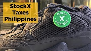 StockX: Do You Pay Customs and Taxes When You Buy Sneakers Over Php10,000? (Filipino)