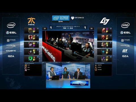 CLG vs FNC Highlights Game 3 - COUNTER LOGIC GAMING vs FNATIC - IEM KATOWICE 2016 Gr B Elimination