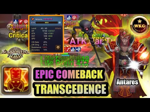 ENEMY BE SHOCKED BY MY ANTARES - SUMMONERS WAR