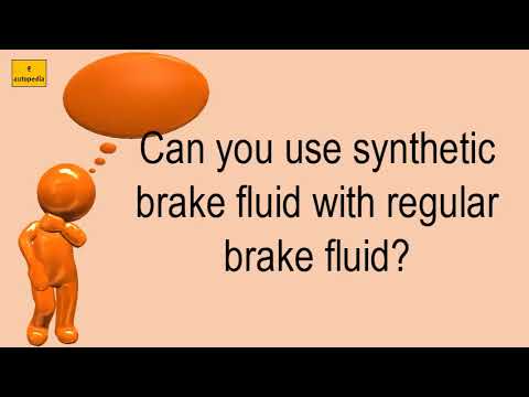 Can You Use Synthetic Brake Fluid With Regular Brake Fluid?