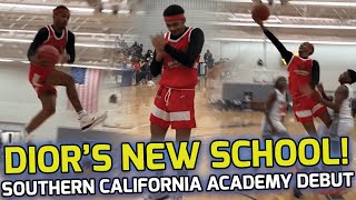 Dior Johnson’s FIRST GAME With Jaxon Kohler & Southern California Academy! Scary Guard & Big Duo 👀