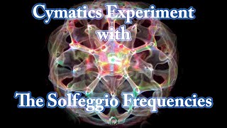 Cymatics / Cimatica - Experiment 16 (432 Hz)