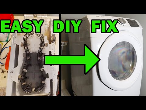 Dryer Not Heating Up - Fixed - Samsung Dryer Element Replacement