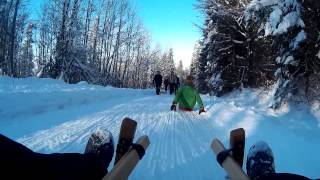 preview picture of video '1080p Sledding - 01.01.2015 - SJCAM SJ4000 - Test'