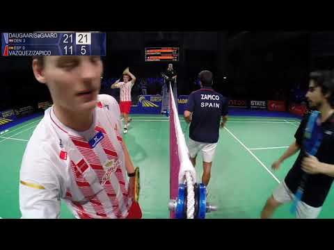 Match point - Denmark (Daugaard / Søgaard) vs Spain (Vazquez / Zapico) - EMTC 2019