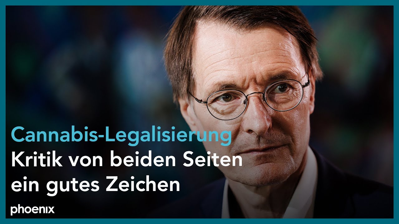 Cannabis-Gesetz: Pressekonferenz mit Bundesgesundheitsminister Lauterbach am 16.08.23