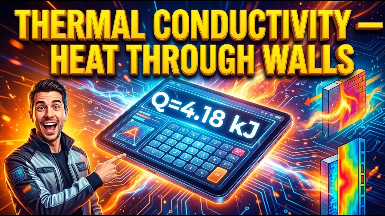 Thermal Conductivity Calculator — Heat Through Walls