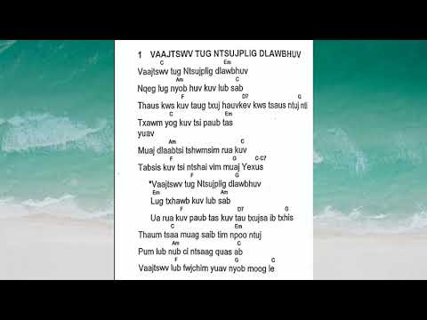 Phoo 100 zaj 1 vajtswv tug ntsujplig dlawb huv