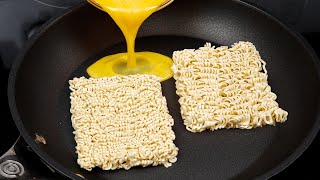 Just pour eggs over ramen and the result will be amazing! easy and delicious!