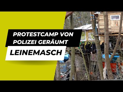15.01.2024 - Polizei räumt Protestcamp in der Leinemasch