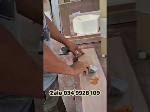 Sửa chữa bề mặt đồ gỗ bằng matit trét 2 thành phần