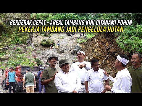 BERGERAK CEPAT - AREAL TAMBANG KINI DITANAMI POHON | PEKERJA TAMBANG JADI PENGELOLA HUTAN