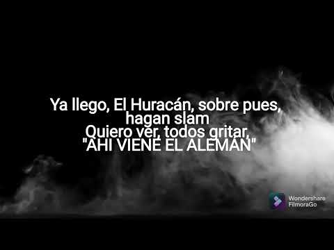 ALEMÁN||🔥tocando tierra🔥||Letra