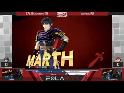 CFL Smackdown 110 WiiU - Mugi (Marth) vs Splatypus (Ness) - Winners R2