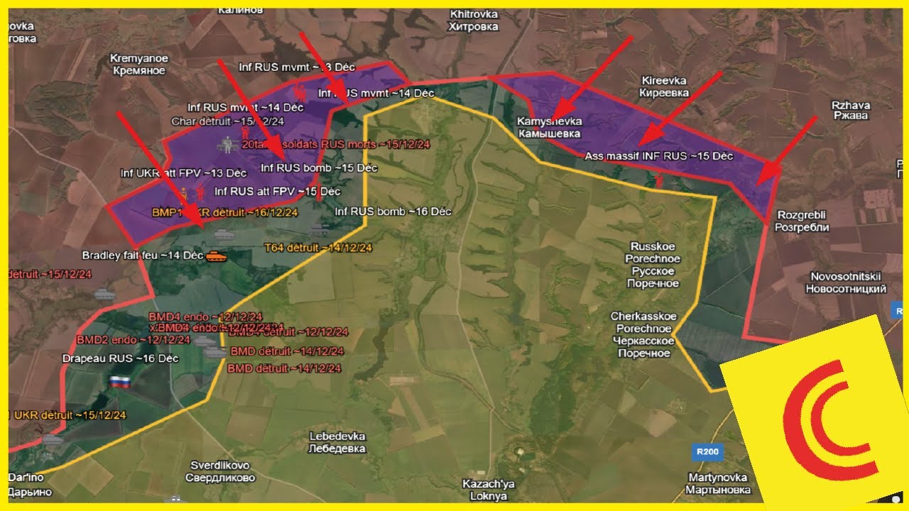 Conflit Ukraine 17/12/24 : RUS reprennent leur marche en avant sur l'Oblast de Koursk