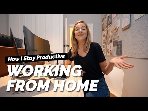 My Daily Routine! How I Stay Productive Working From Home 💪☕💻🚶♀️Day in the Life