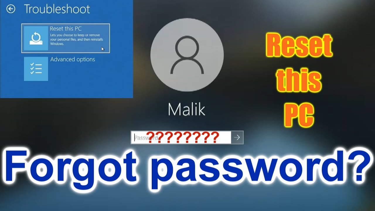 ✨Windows is locked? Forgot my PASSWORD? I can’t log in ➡️ Bypass Password /Tutorial step by step