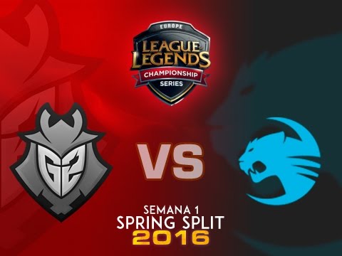 G2 Esports vs Roccat - Semana 1 - Día 2 - LCS EU Spring Split 2016 - Español
