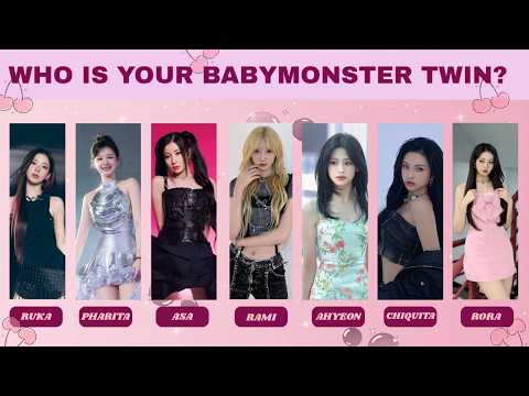 Who is your BABYMONSTER twin?👀🌸 | Fun Personality Quiz 🦋✨️
